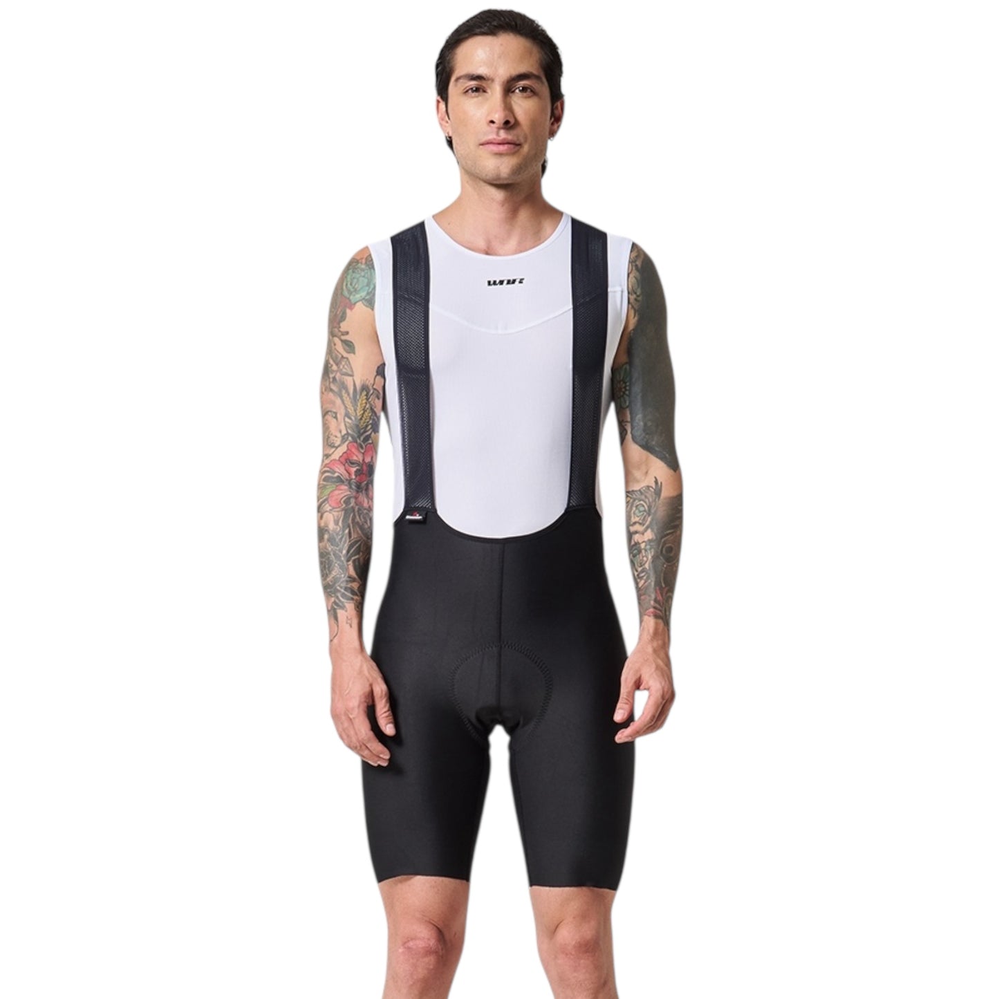 Pantaloneta De Ciclismo Sin Costuras Masculina Negra