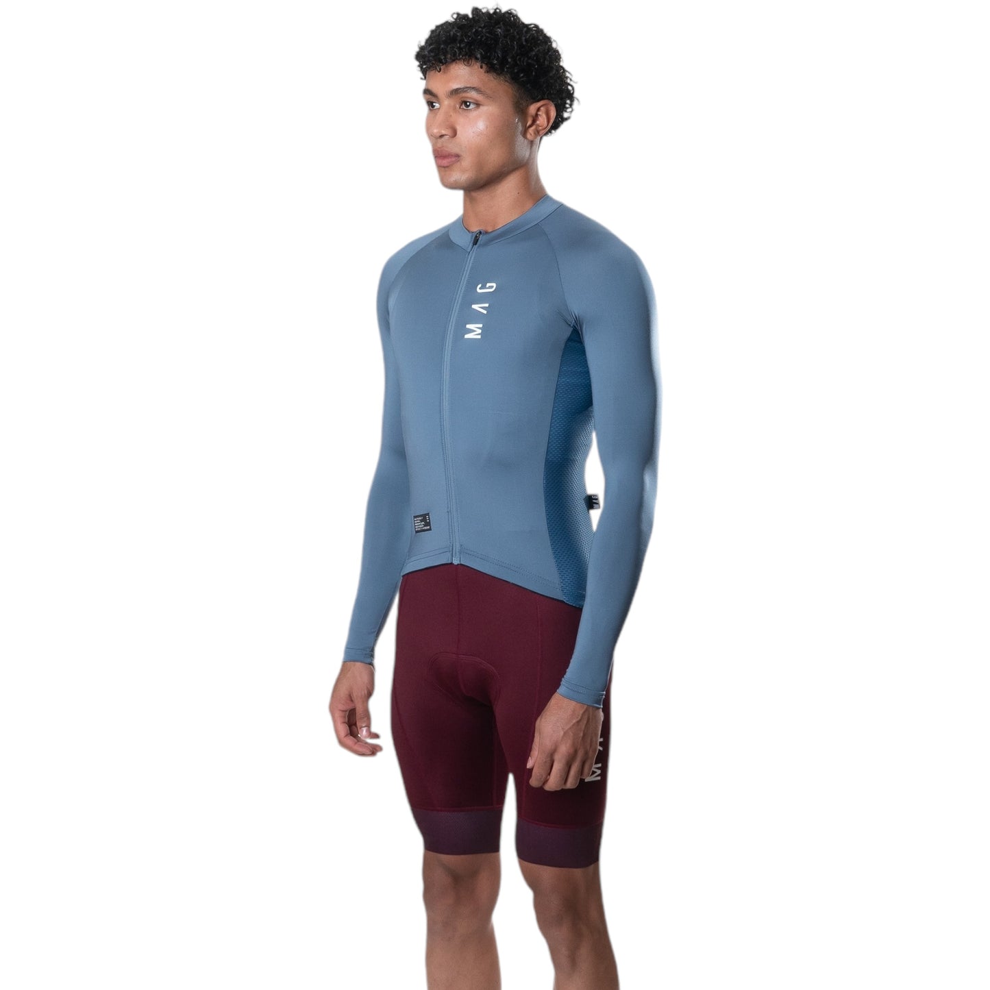 Jersey MAG Manga Larga Elemental Azul Mineral