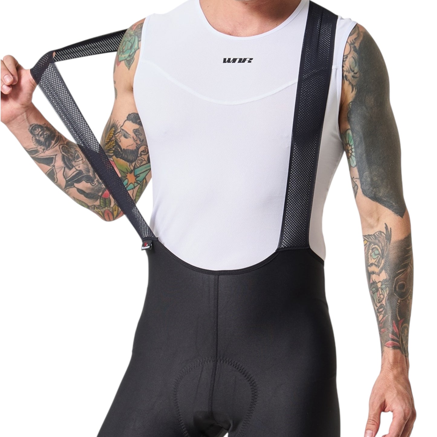 Pantaloneta De Ciclismo Sin Costuras Masculina Negra