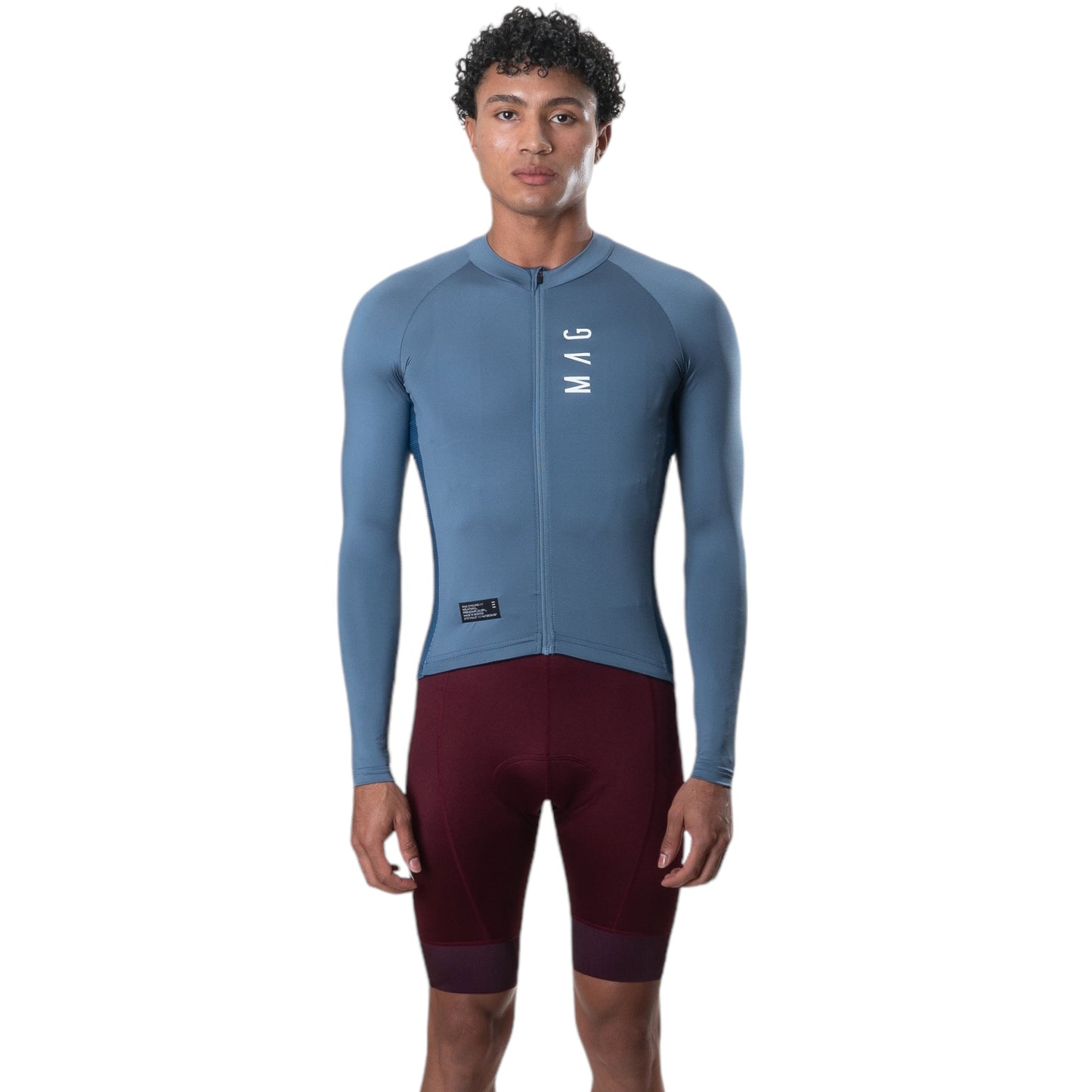 Jersey MAG Manga Larga Elemental Azul Mineral