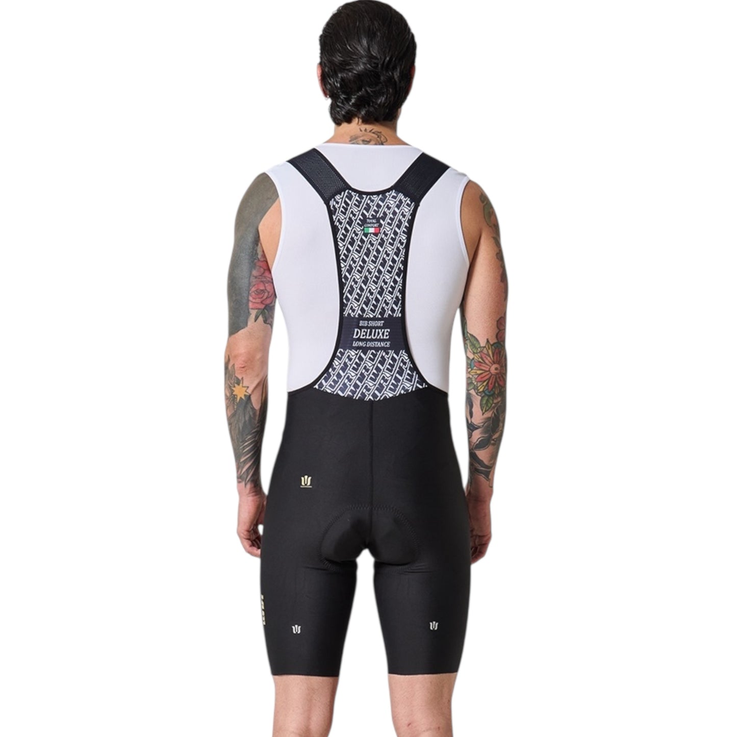 Pantaloneta De Ciclismo Sin Costuras Masculina Negra