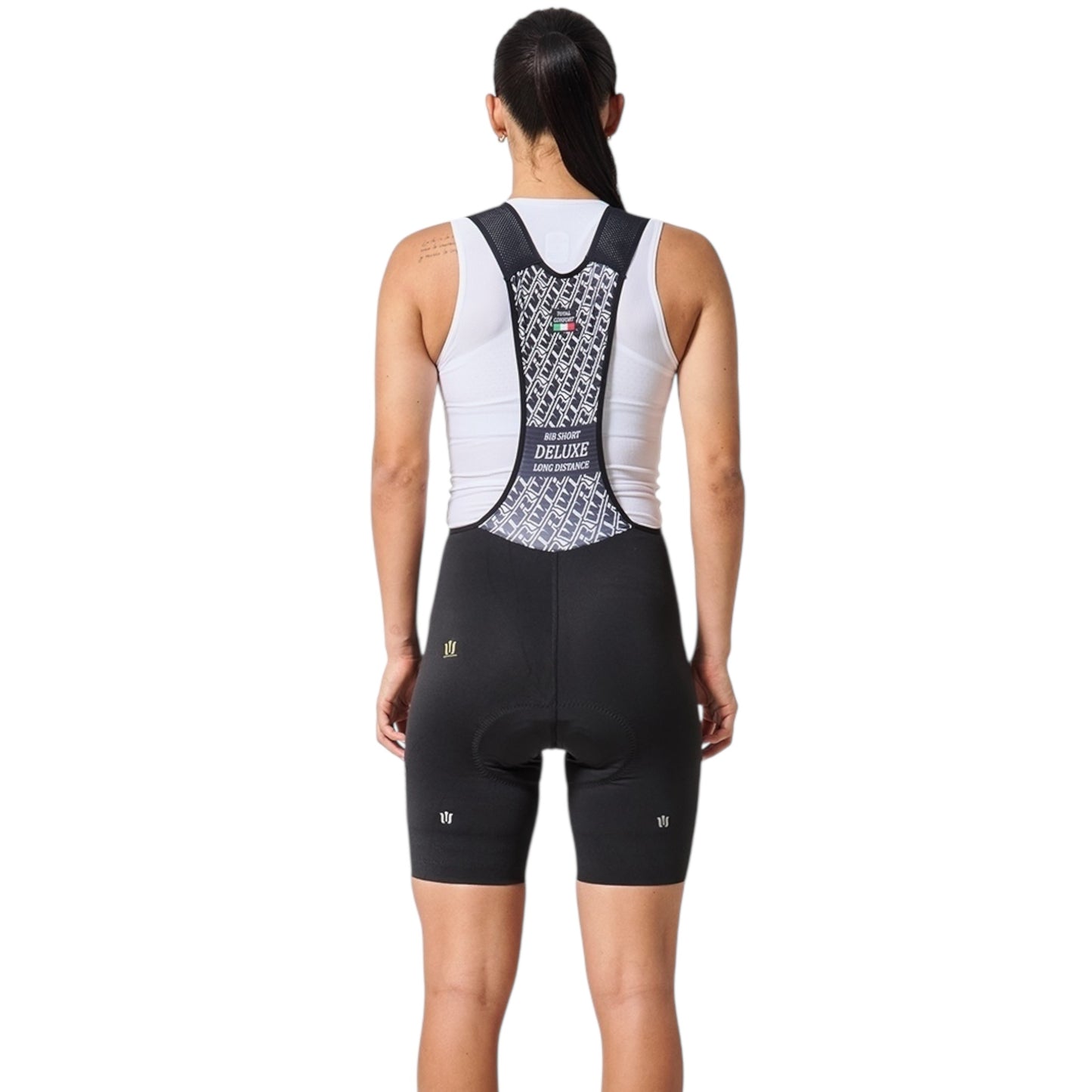 Pantaloneta De Ciclismo Sin Costuras Femenina Negra