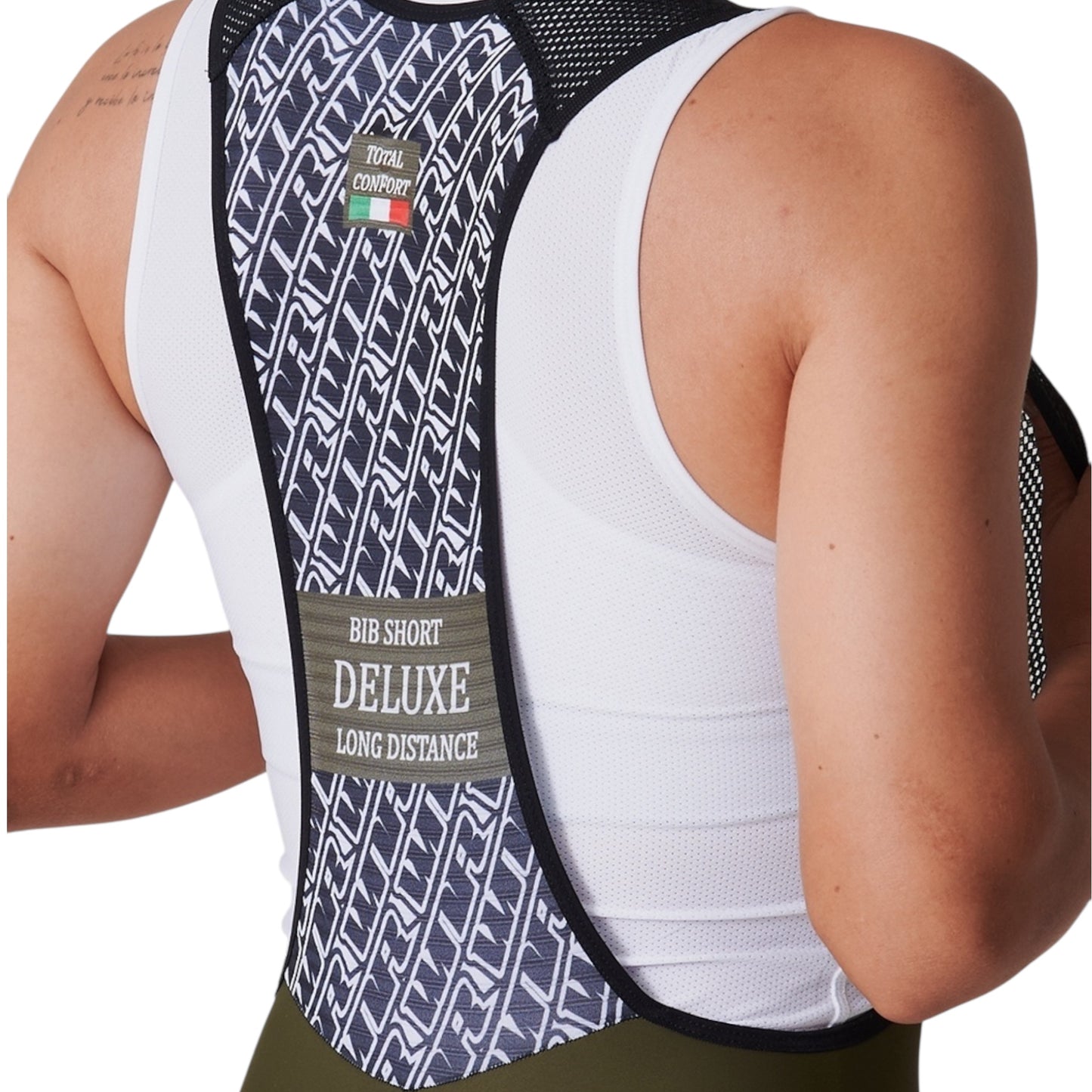 Pantaloneta De Ciclismo Sin Costuras Femenina Verde Militar