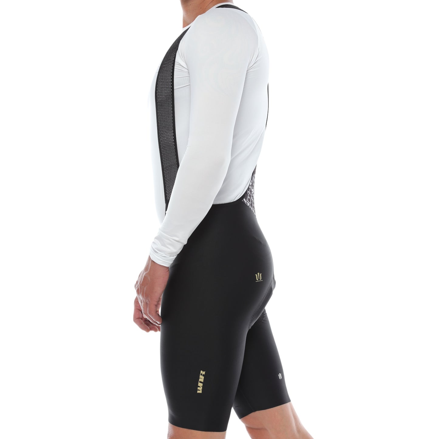 Pantaloneta De Ciclismo Sin Costuras Masculina Negra