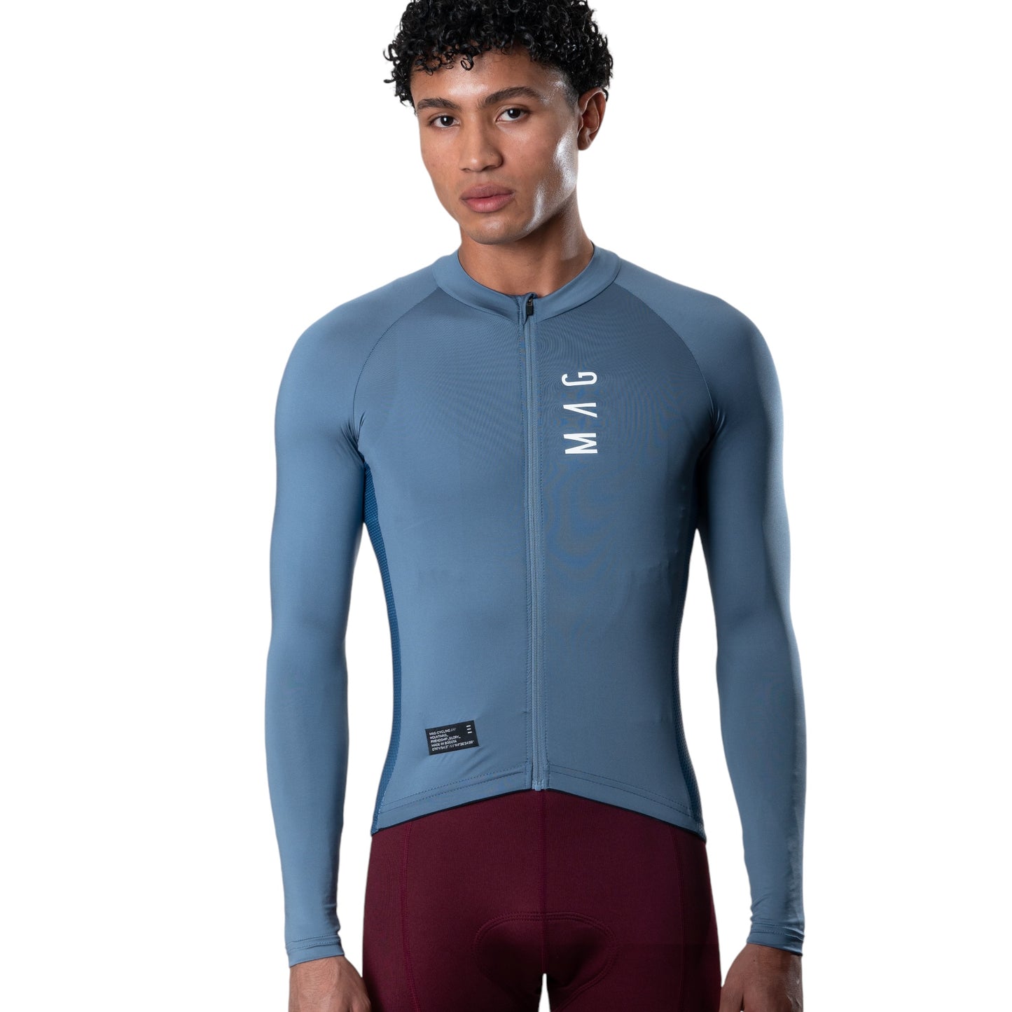 Jersey MAG Manga Larga Elemental Azul Mineral