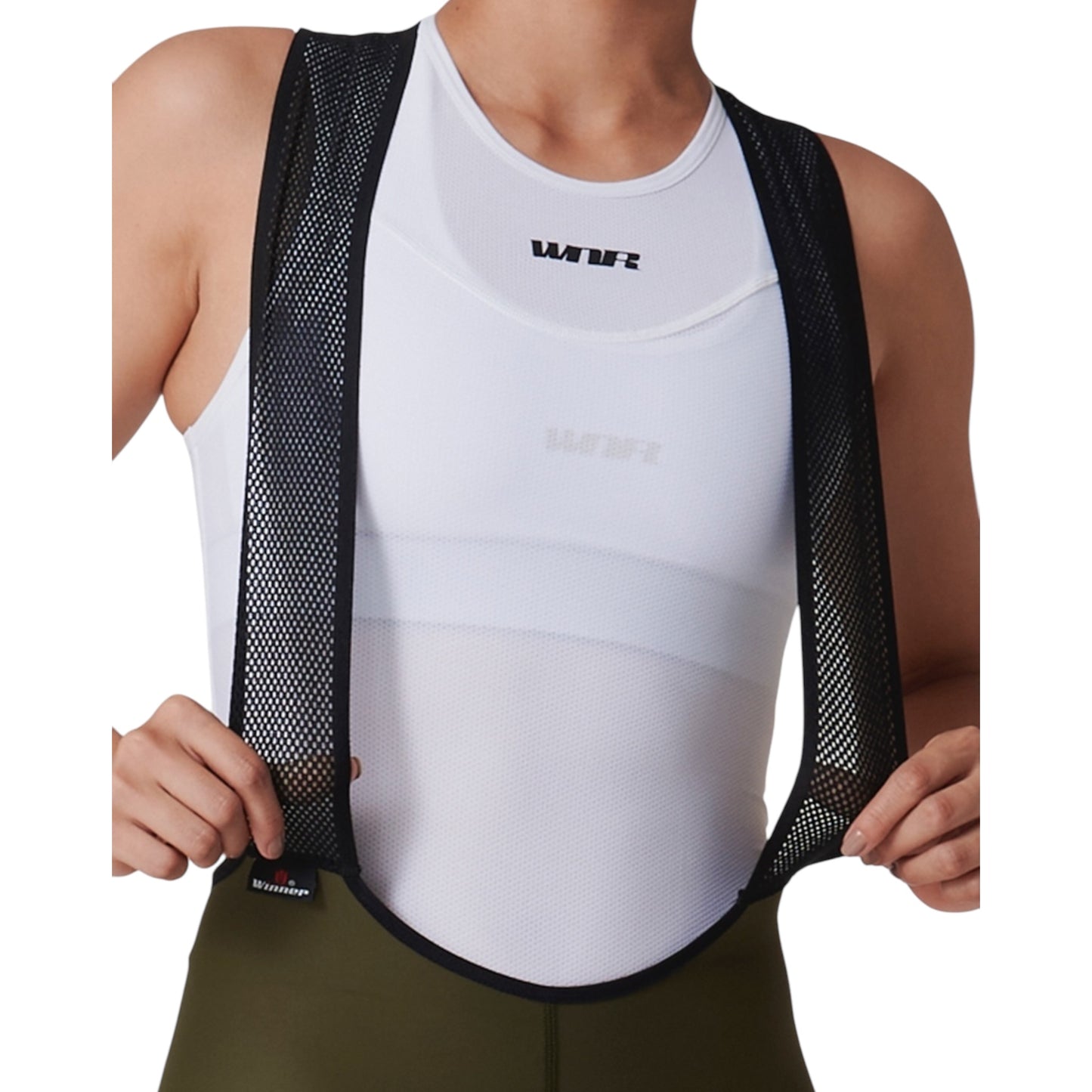 Pantaloneta De Ciclismo Sin Costuras Femenina Verde Militar