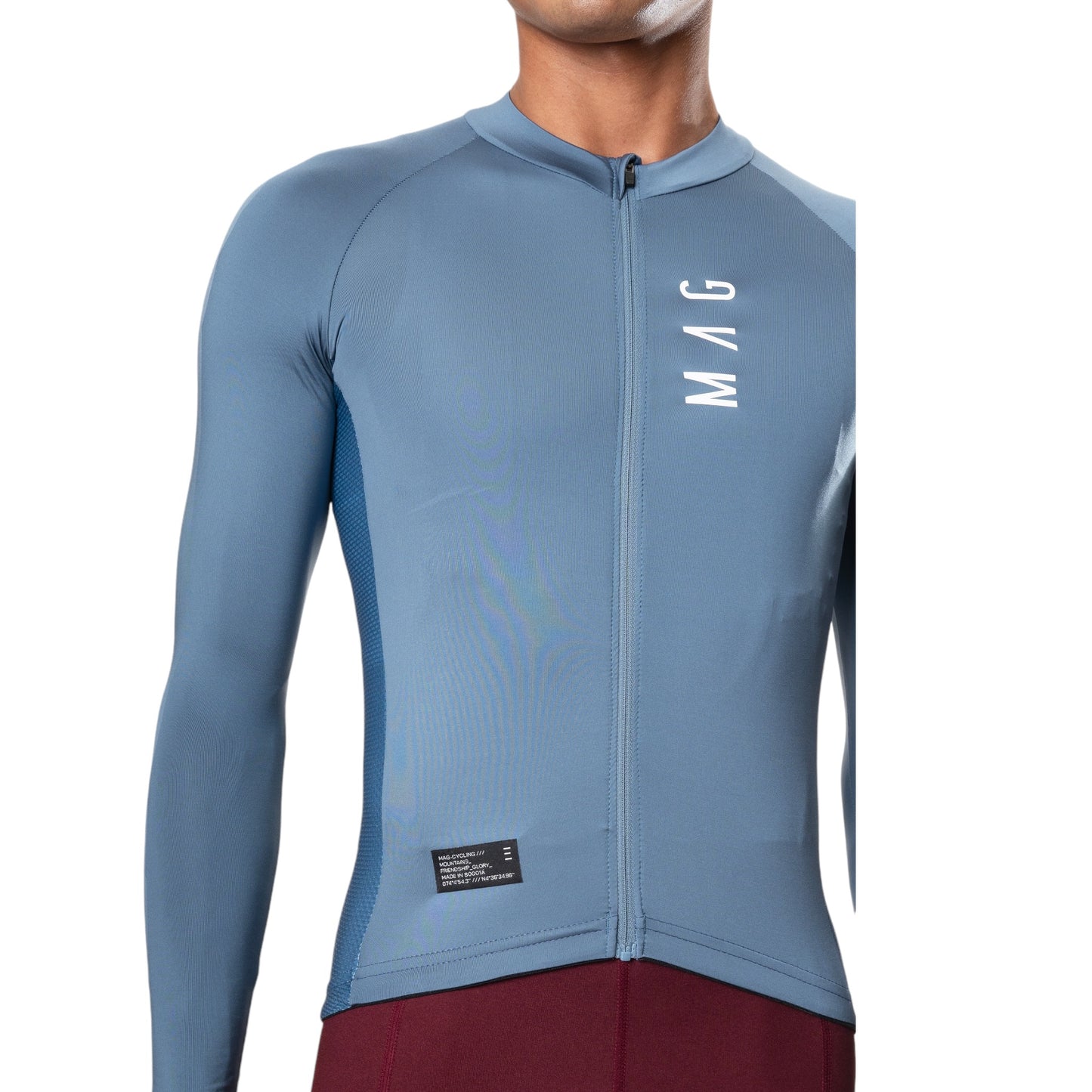 Jersey MAG Manga Larga Elemental Azul Mineral