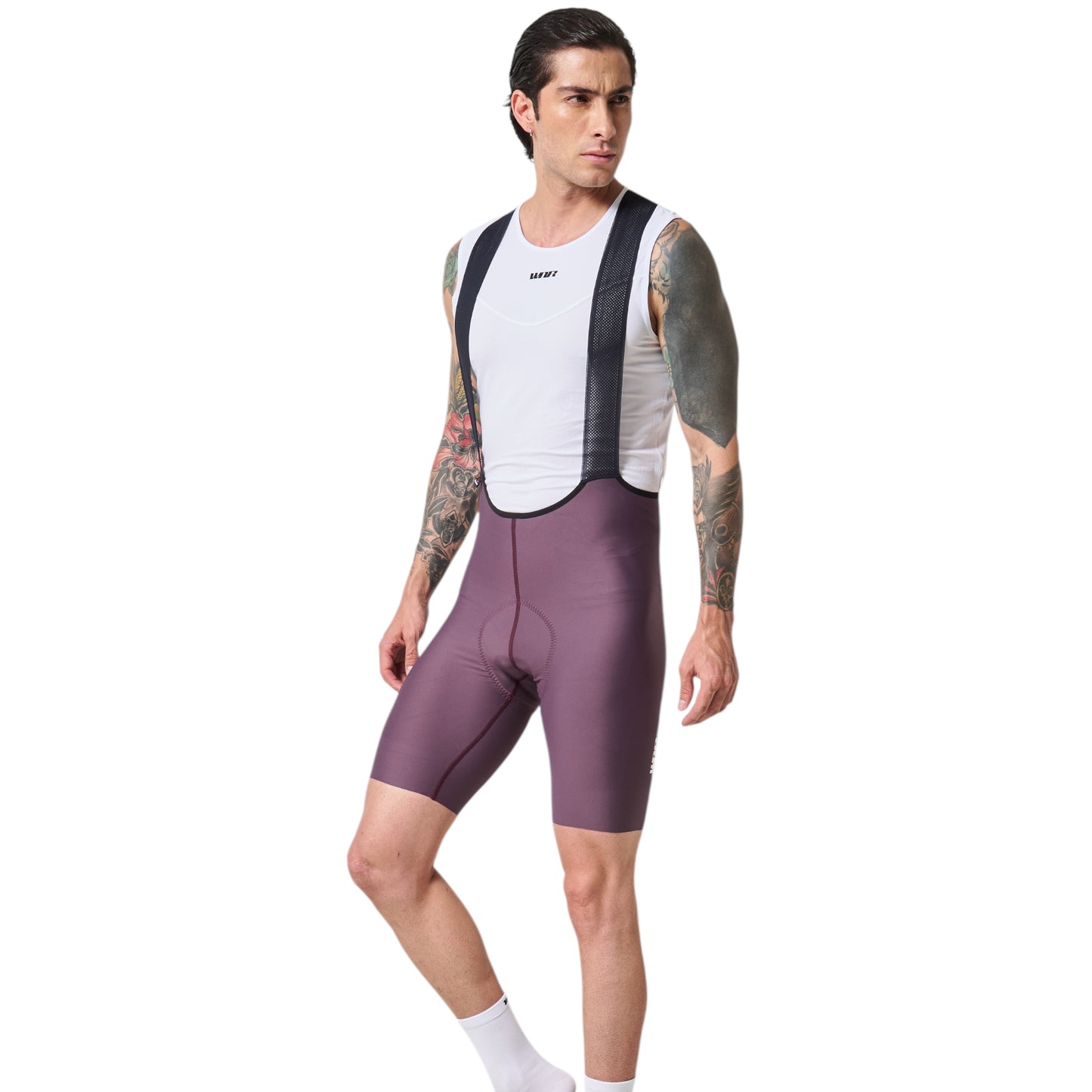 Pantaloneta De Ciclismo Sin Costuras Masculina Grape