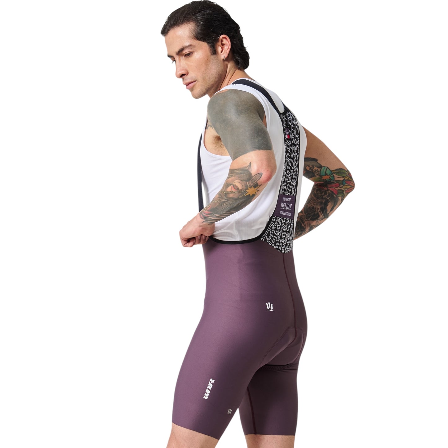 Pantaloneta De Ciclismo Sin Costuras Masculina Grape