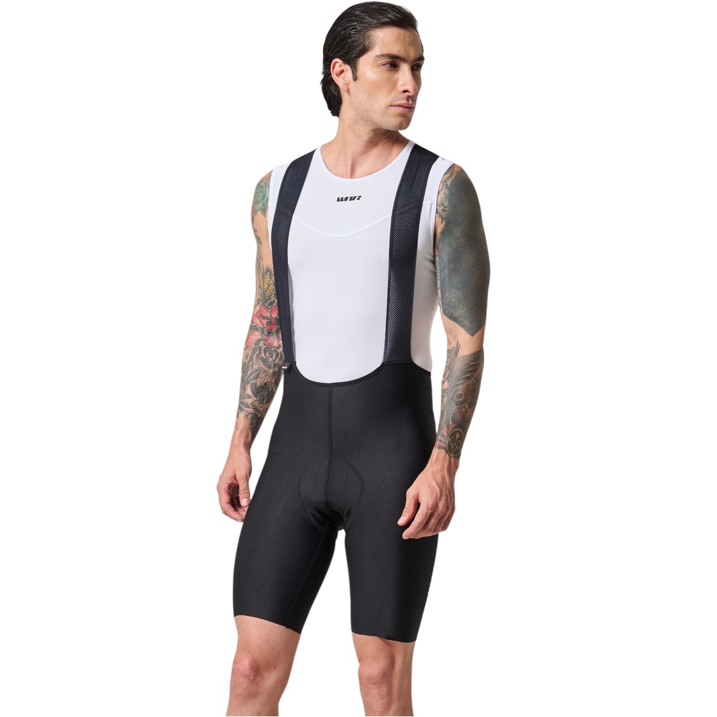Pantaloneta De Ciclismo Sin Costuras Masculina Negra