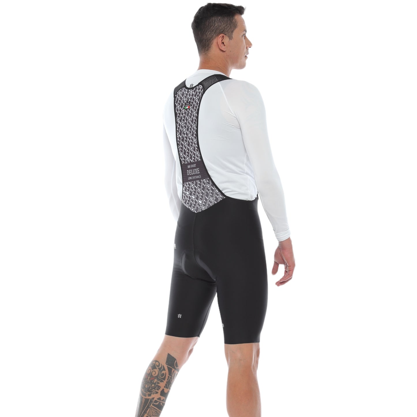 Pantaloneta De Ciclismo Sin Costuras Masculina Negra