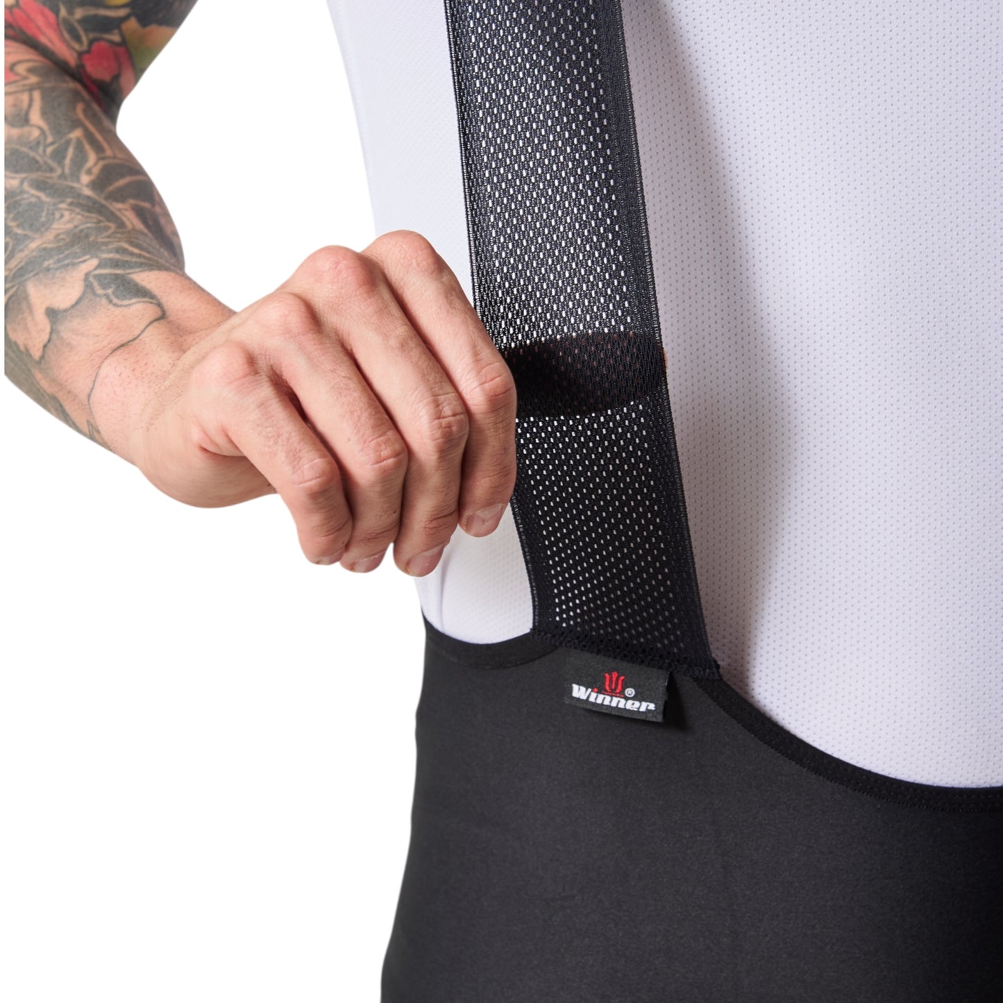 Pantaloneta De Ciclismo Sin Costuras Masculina Negra