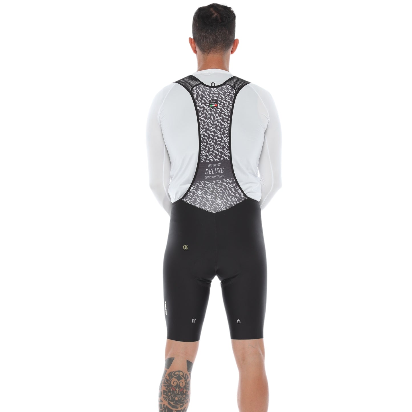 Pantaloneta De Ciclismo Sin Costuras Masculina Negra