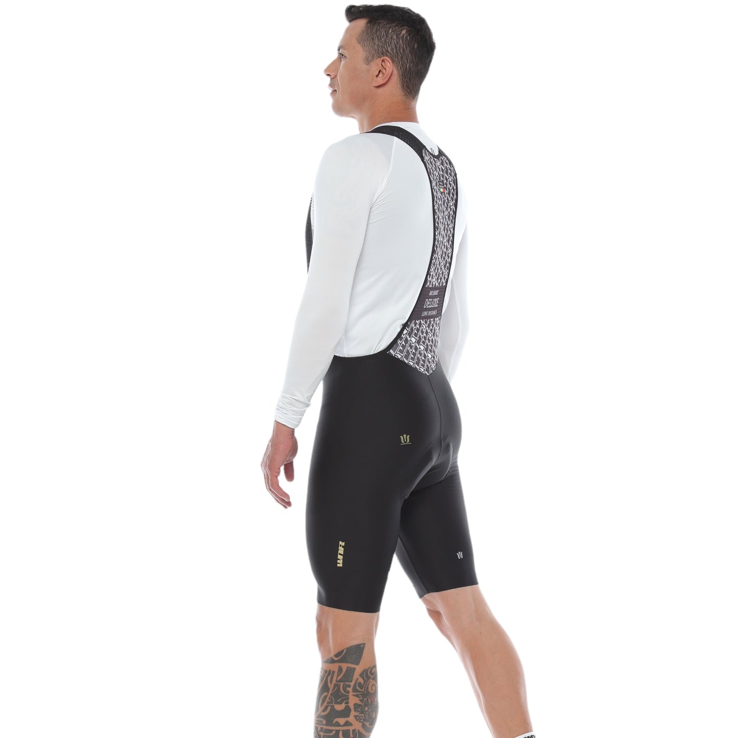 Pantaloneta De Ciclismo Sin Costuras Masculina Negra