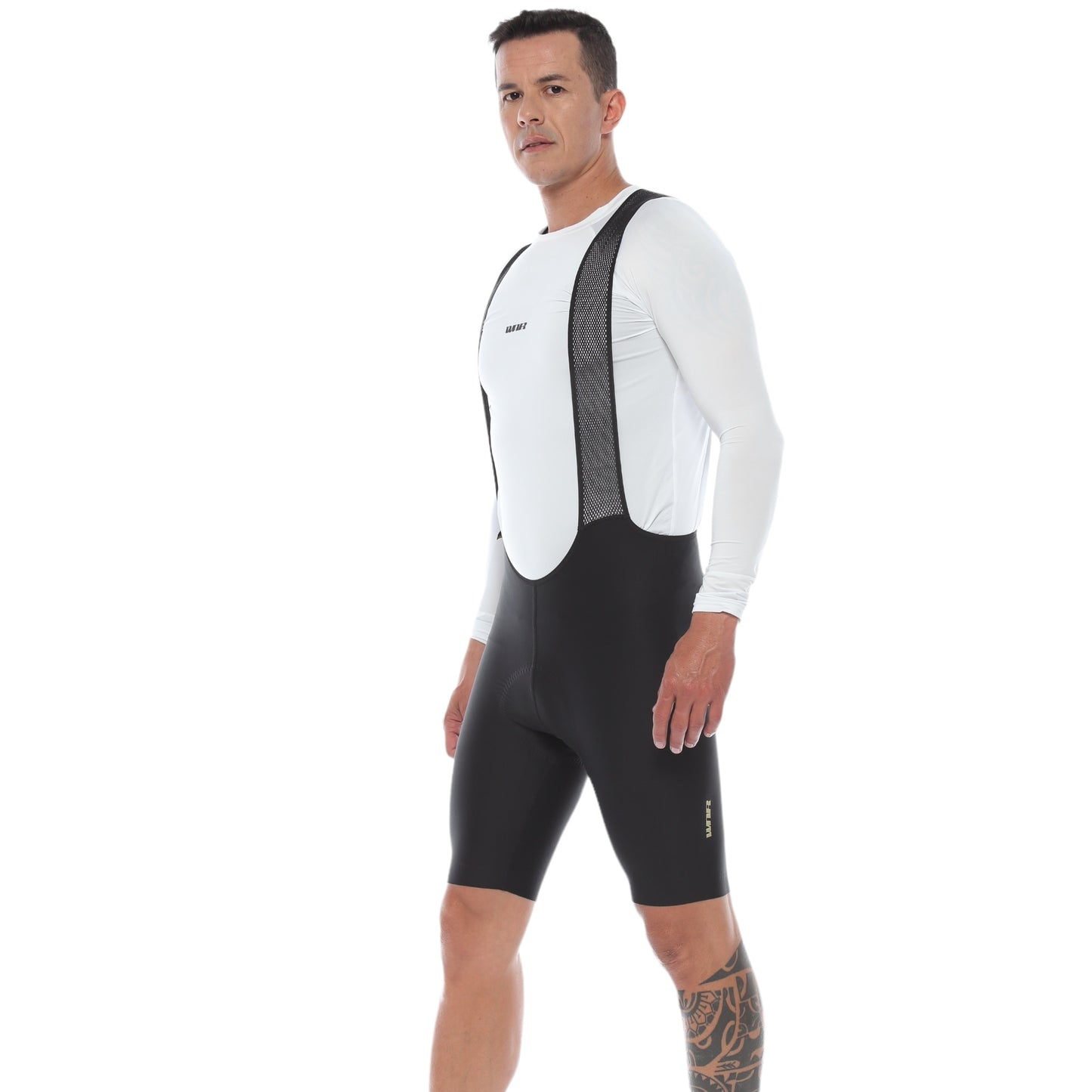 Pantaloneta De Ciclismo Sin Costuras Masculina Negra