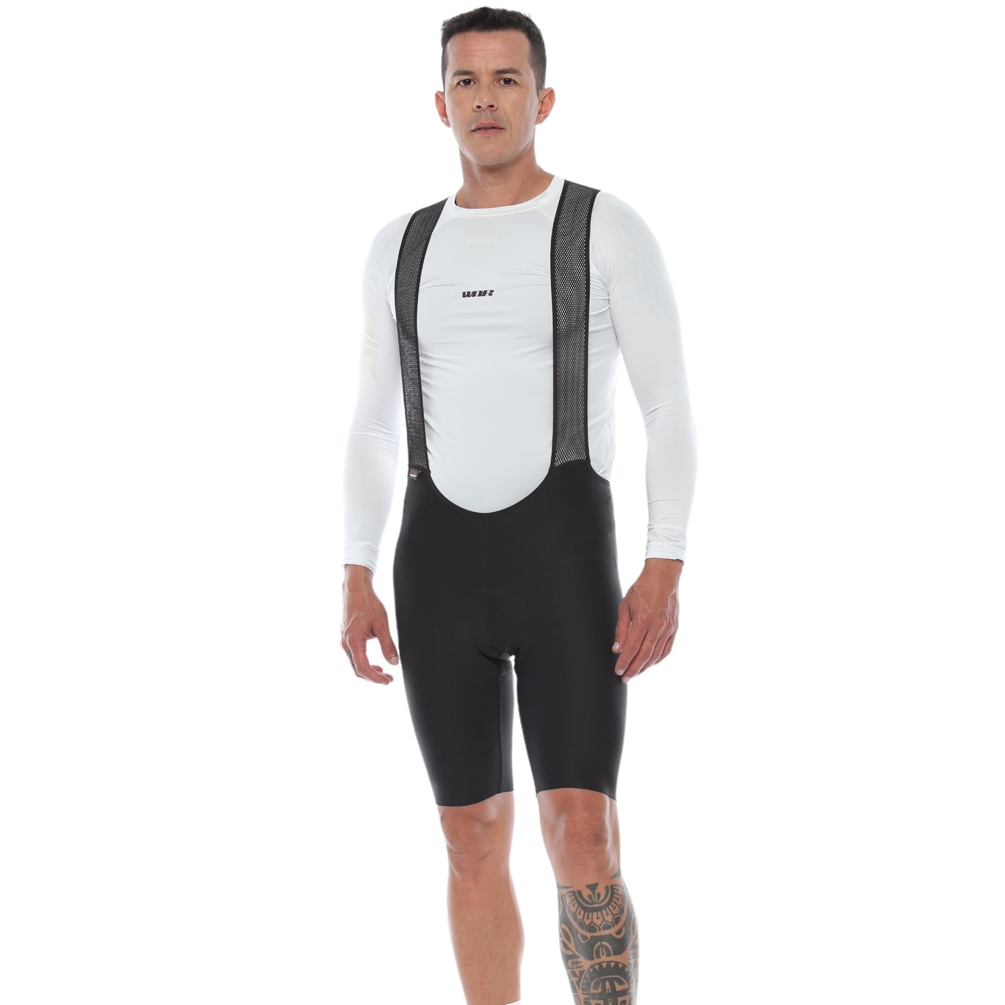 Pantaloneta De Ciclismo Sin Costuras Masculina Negra
