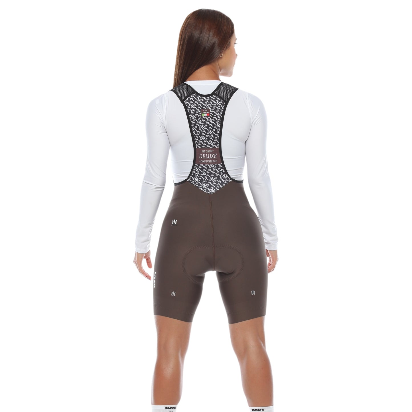 Pantaloneta De Ciclismo Sin Costuras Femenina Chocolate