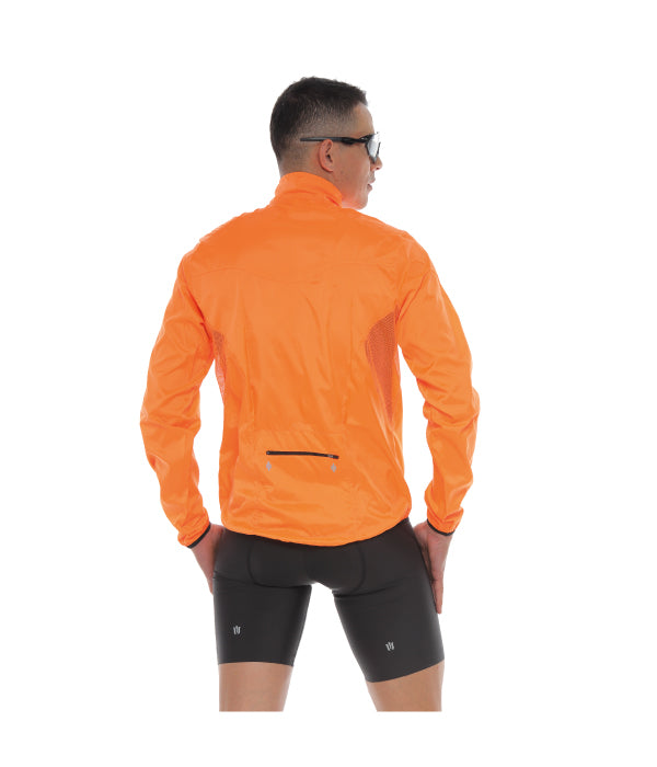 Chaqueta Cortavientos Naranja (Maculina)