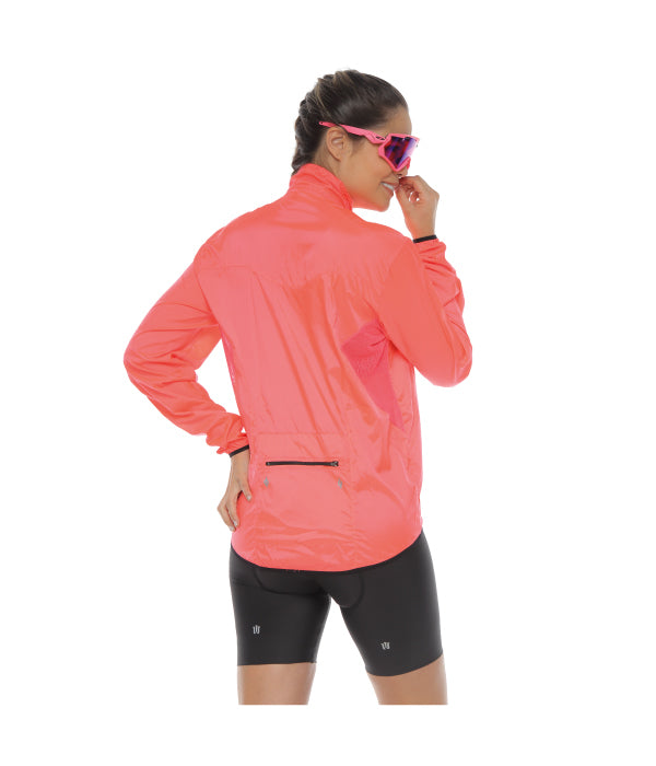 Chaqueta cortavientos Salmón (Dama)
