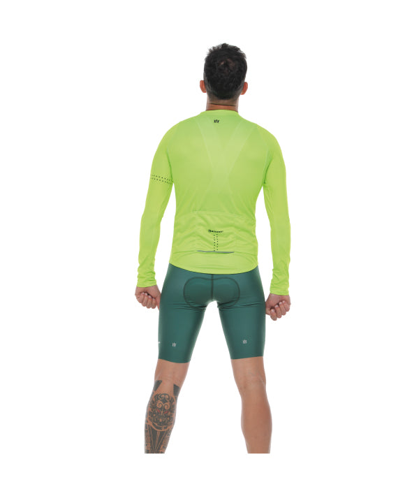 jersey pro manga larga - neon(Masculino)