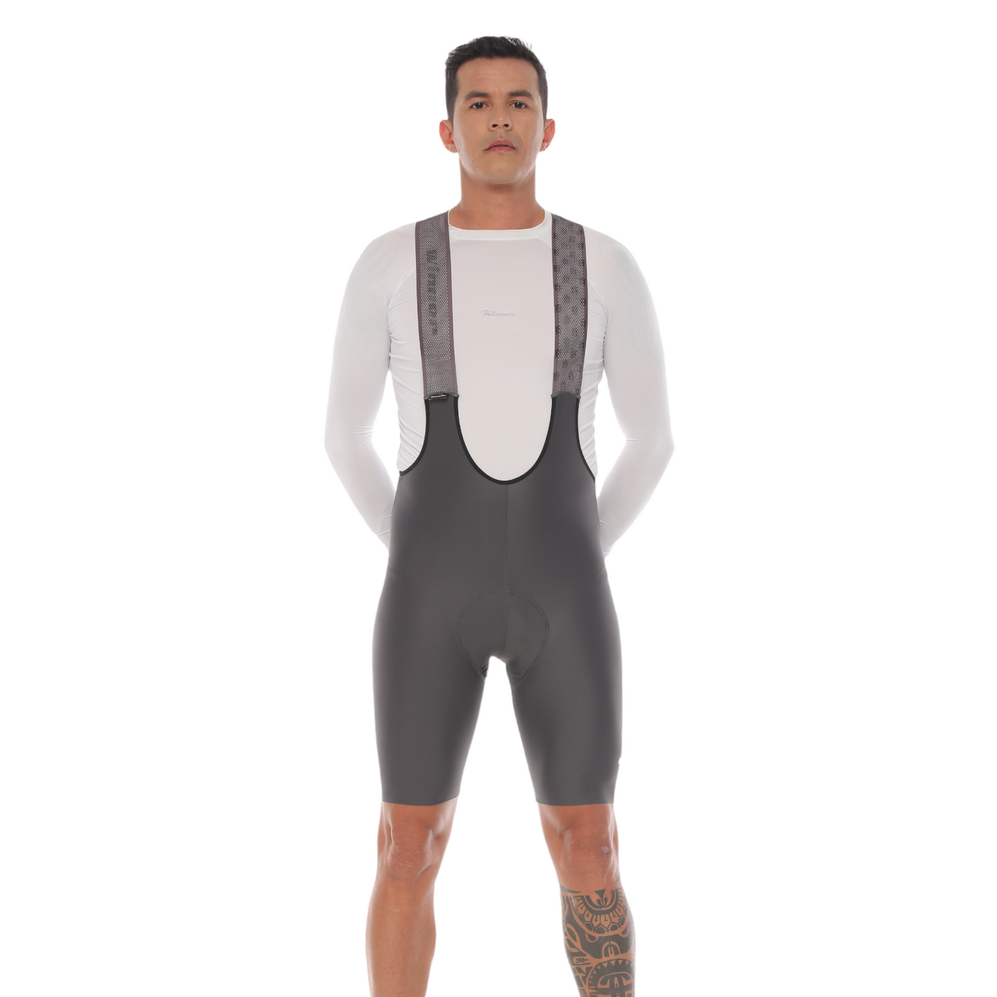 Pantaloneta De Ciclismo Híbrida Masculina Gris