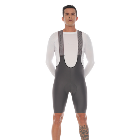 Pantaloneta De Ciclismo Híbrida Masculina Gris
