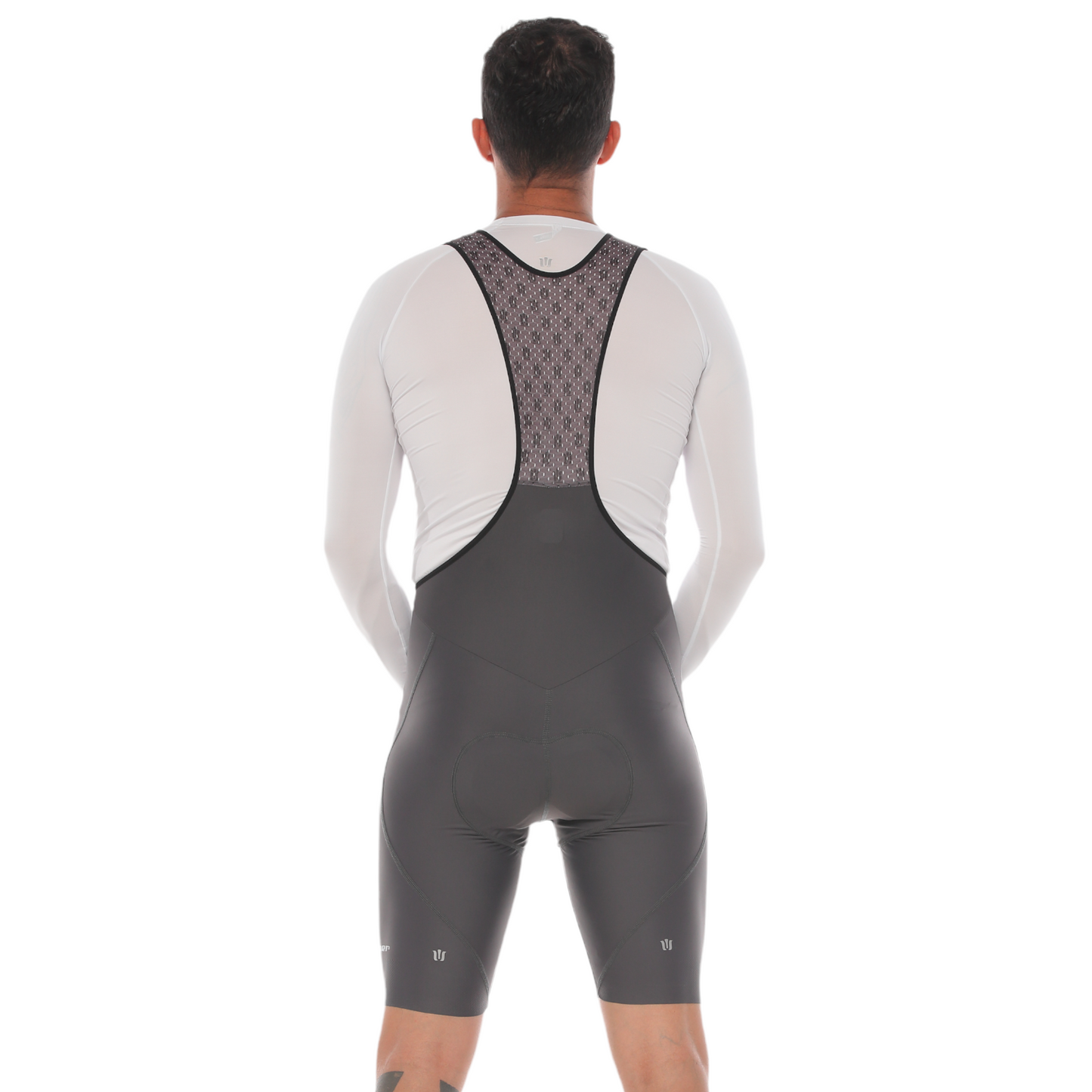 Pantaloneta De Ciclismo Híbrida Masculina Gris