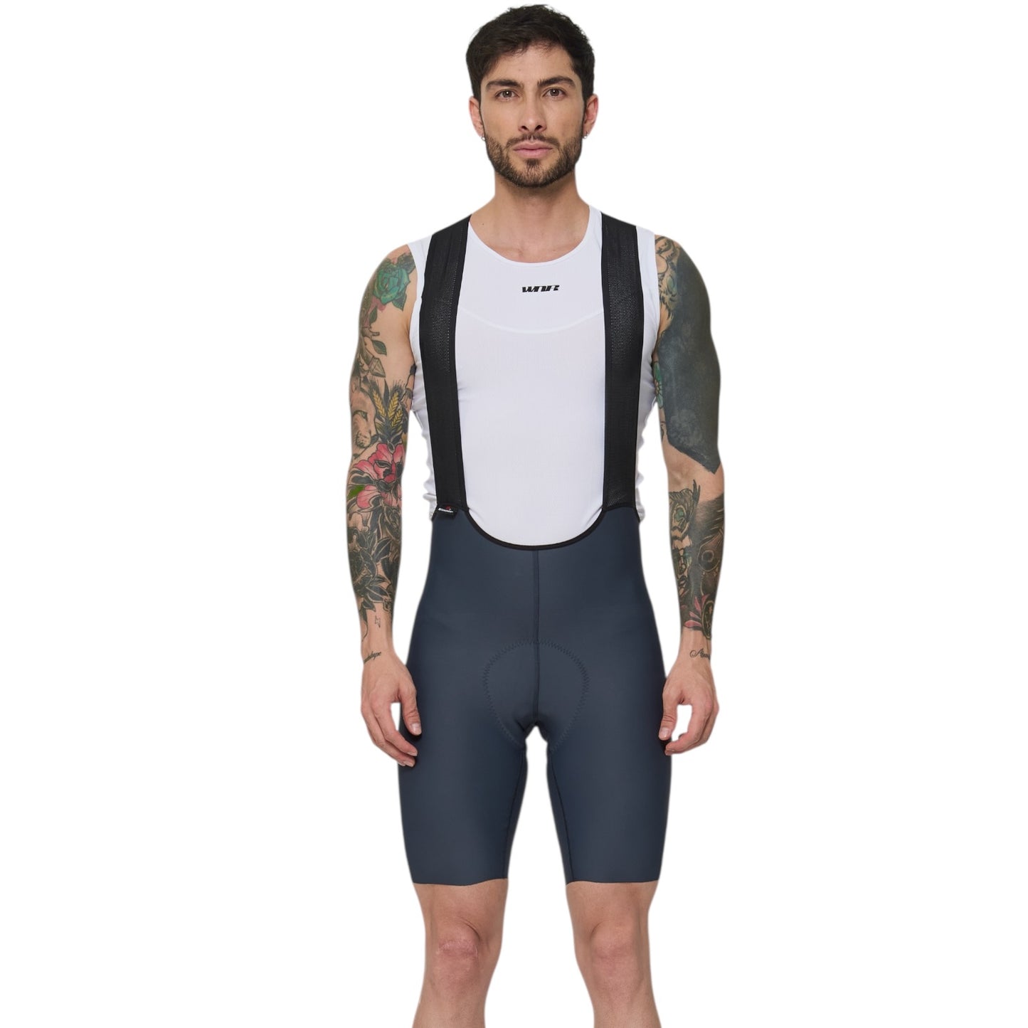 Pantaloneta De Ciclismo Sin Costuras Masculina Grafito
