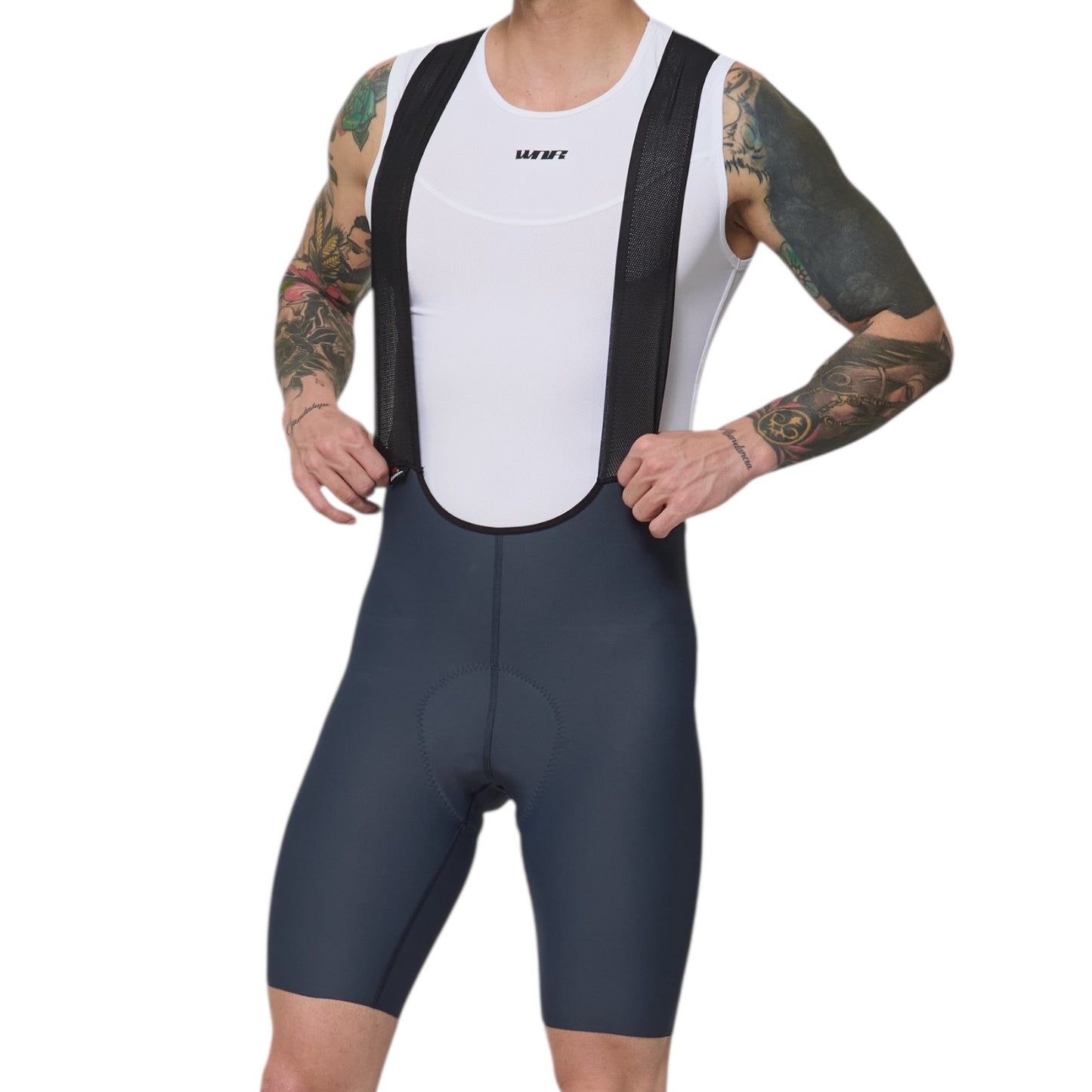Pantaloneta De Ciclismo Sin Costuras Masculina Grafito