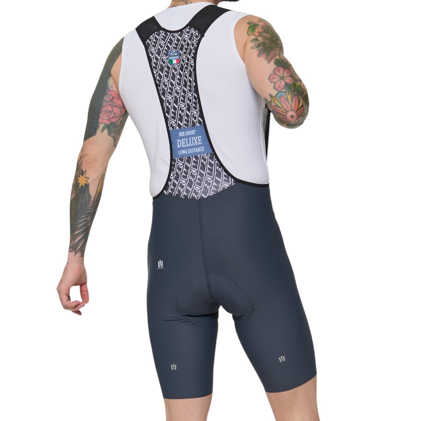 Pantaloneta De Ciclismo Sin Costuras Masculina Grafito