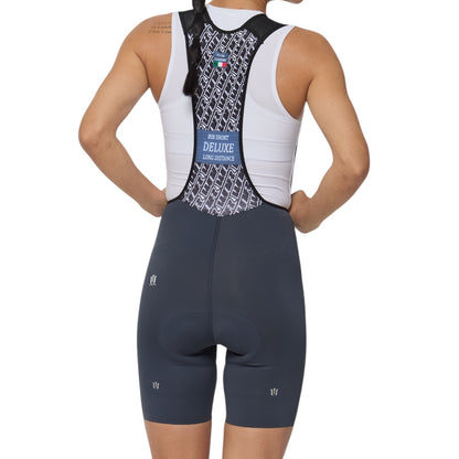 Pantaloneta De Ciclismo Sin Costuras Femenina Grafito