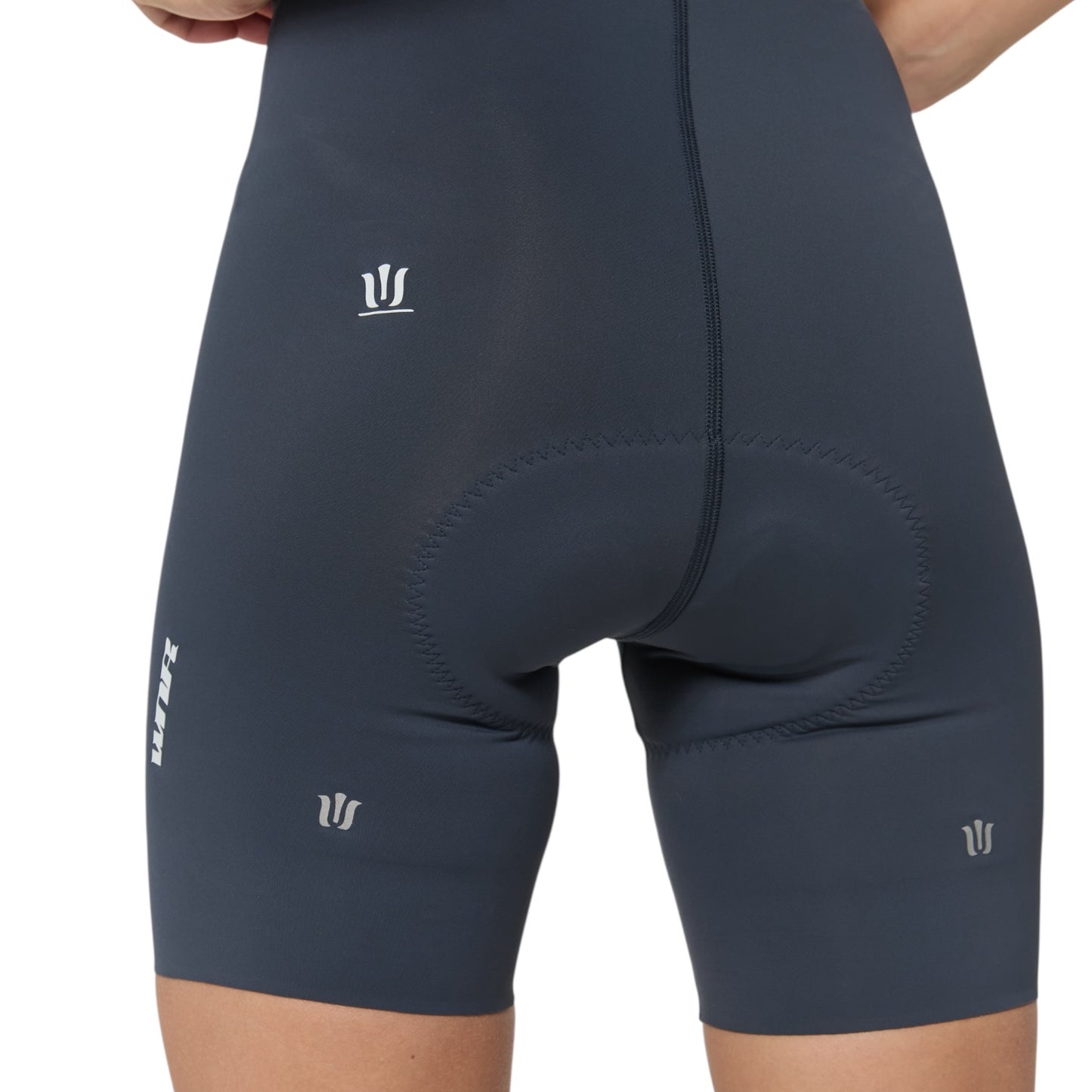 Pantaloneta De Ciclismo Sin Costuras Femenina Grafito