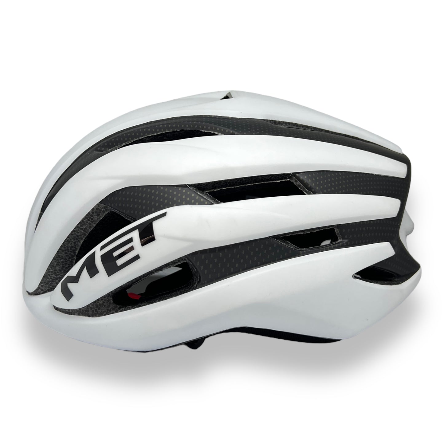 Casco MET Blanco Negro (C1.1)