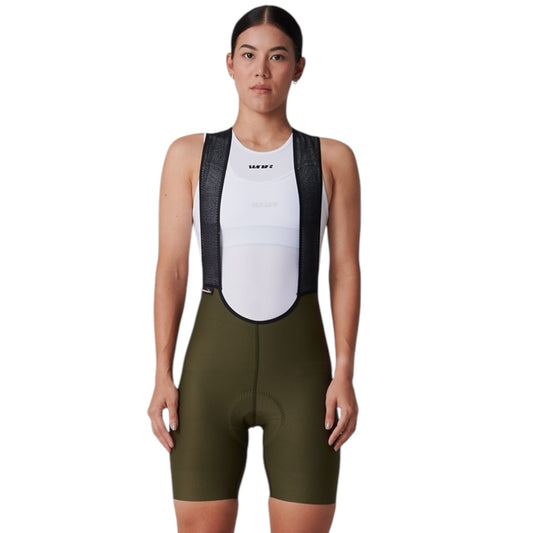 Pantaloneta De Ciclismo Sin Costuras Femenina Verde Militar