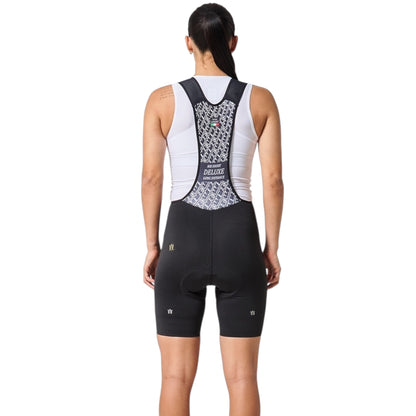 Pantaloneta De Ciclismo Sin Costuras Femenina Negra