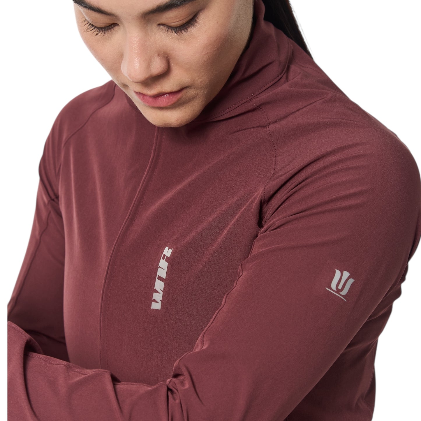 Chaqueta Repelente al agua Femenina Vino WNR