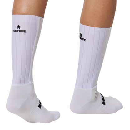 Medias De Ciclismo AERO Unisex Blanca