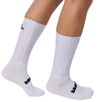 Medias De Ciclismo AERO Unisex Blanca