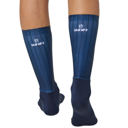 Medias De Ciclismo AERO Unisex Azul