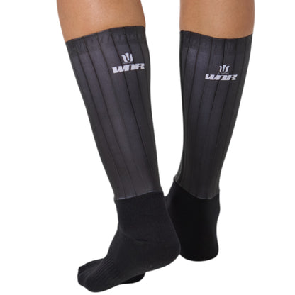 Medias De Ciclismo AERO Unisex  Negra