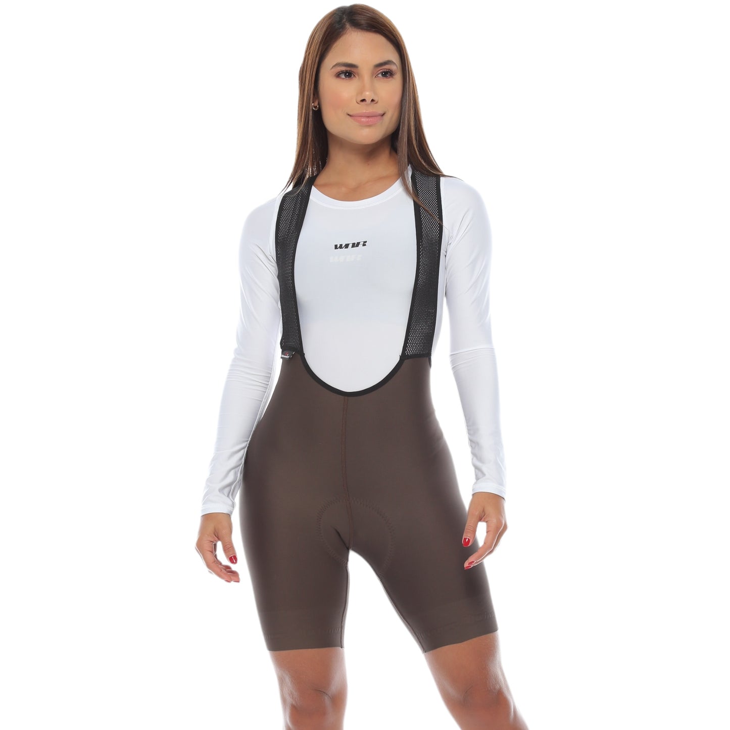 Pantaloneta De Ciclismo Sin Costuras Femenina Chocolate