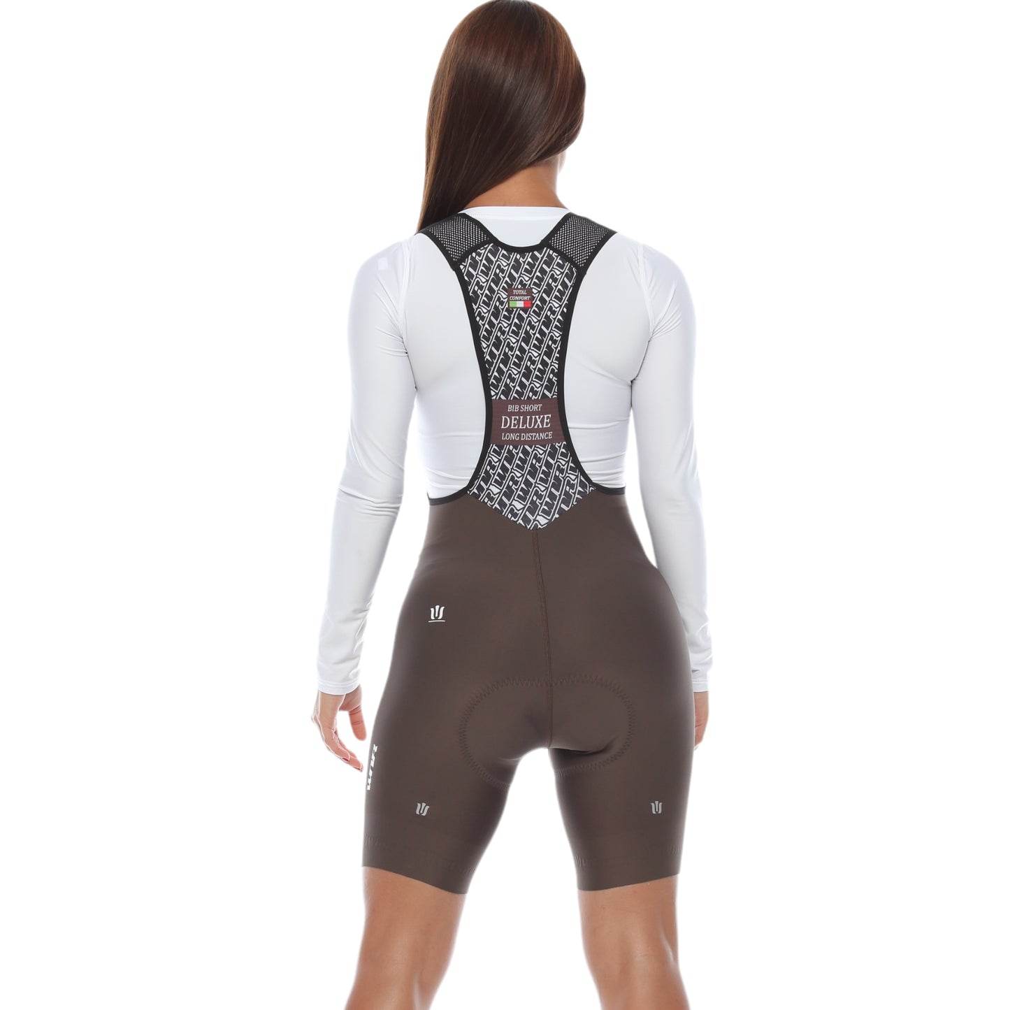 Pantaloneta De Ciclismo Sin Costuras Femenina Chocolate