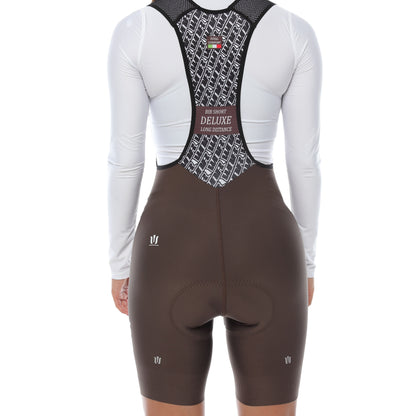 Pantaloneta De Ciclismo Sin Costuras Femenina Chocolate
