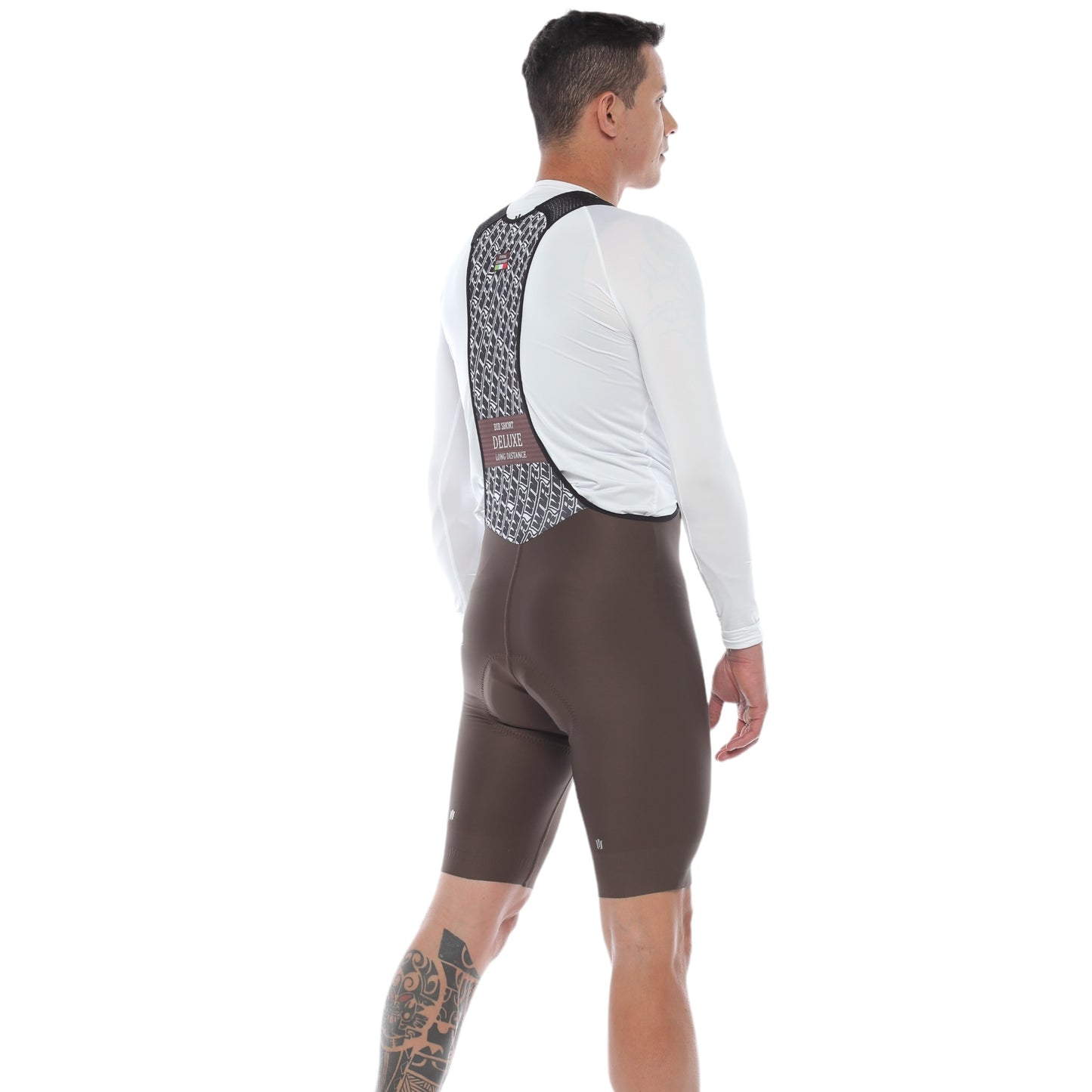 Pantaloneta De Ciclismo Sin Costuras Masculina Chocolate