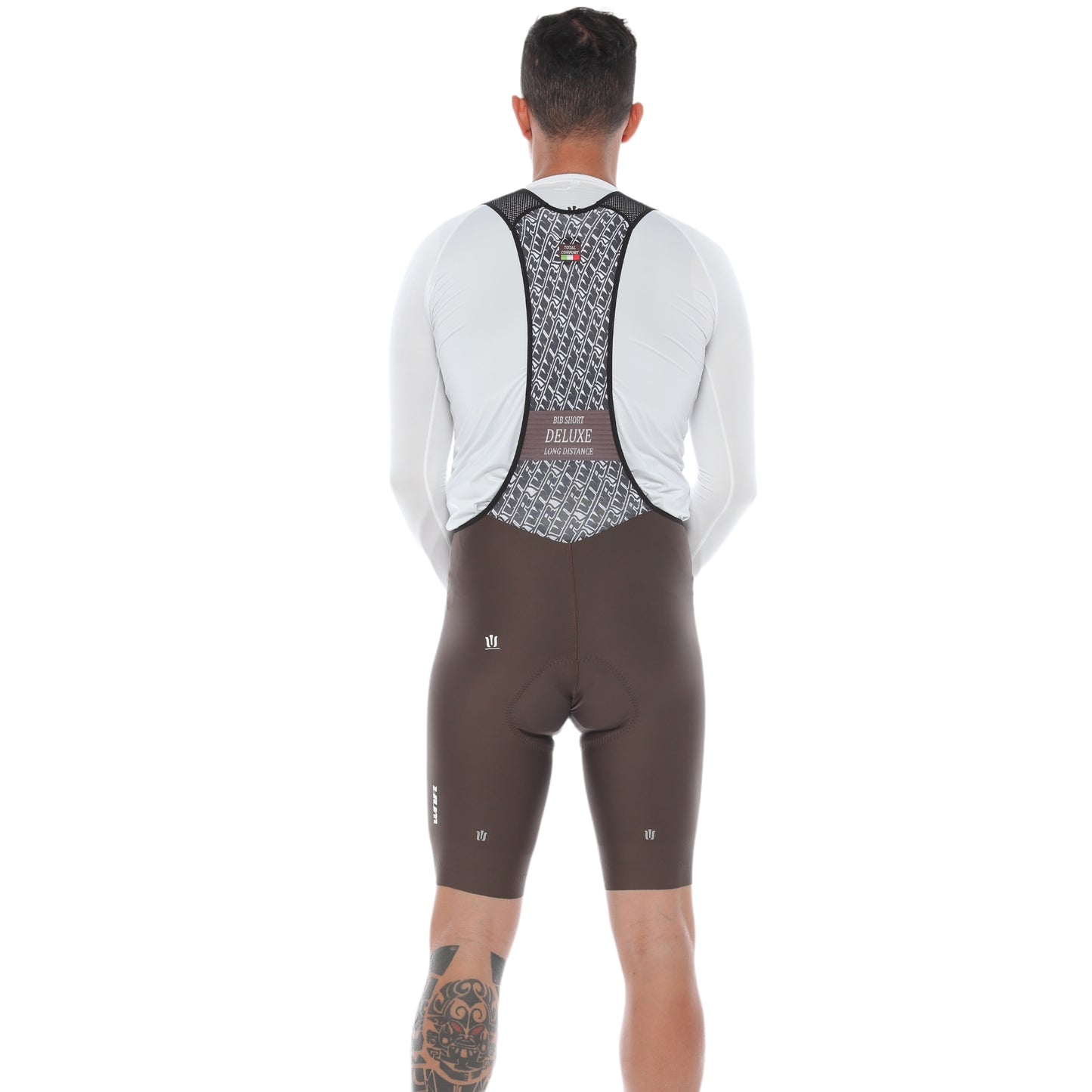 Pantaloneta De Ciclismo Sin Costuras Masculina Chocolate