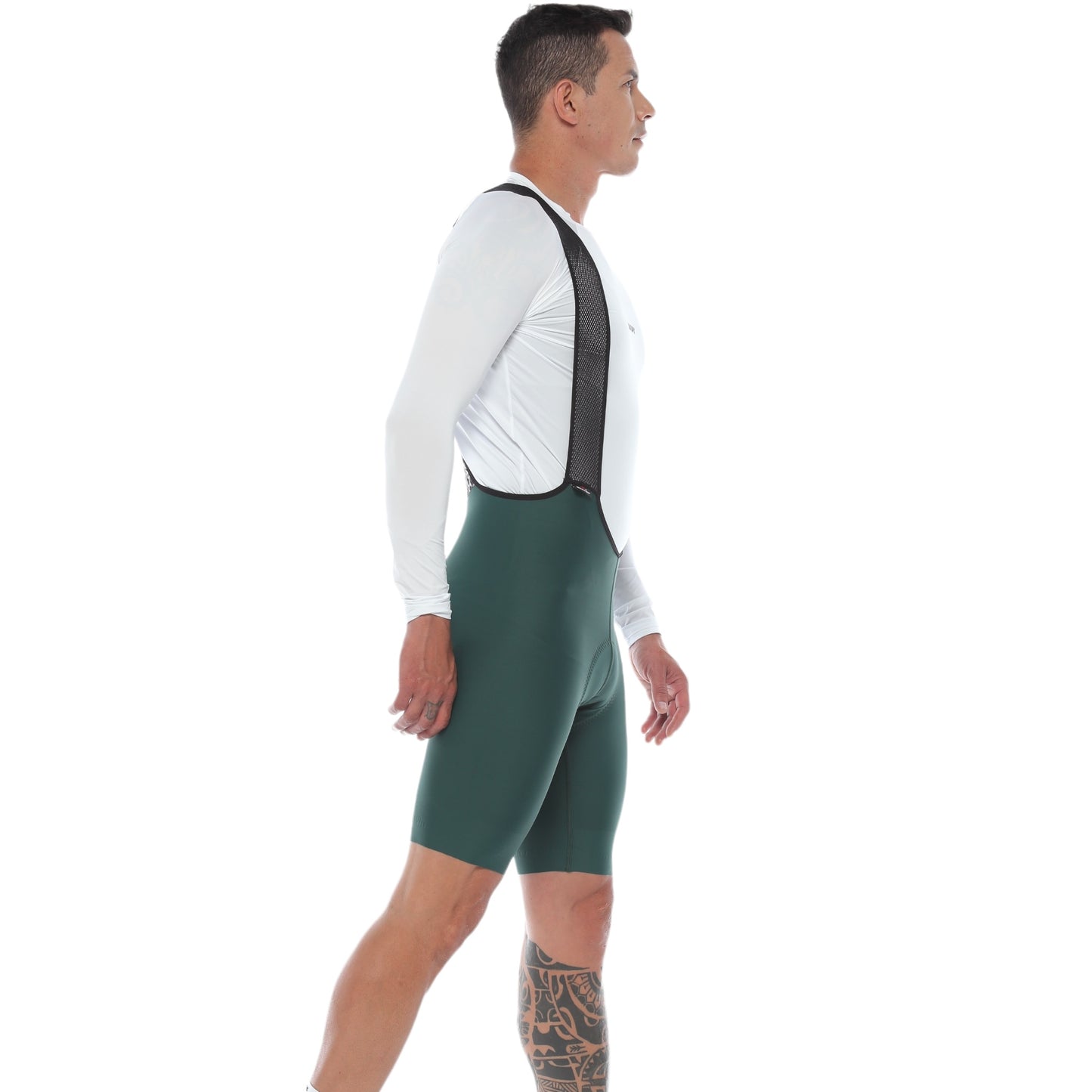 Pantaloneta De Ciclismo Sin Costuras Masculina Esmeralda