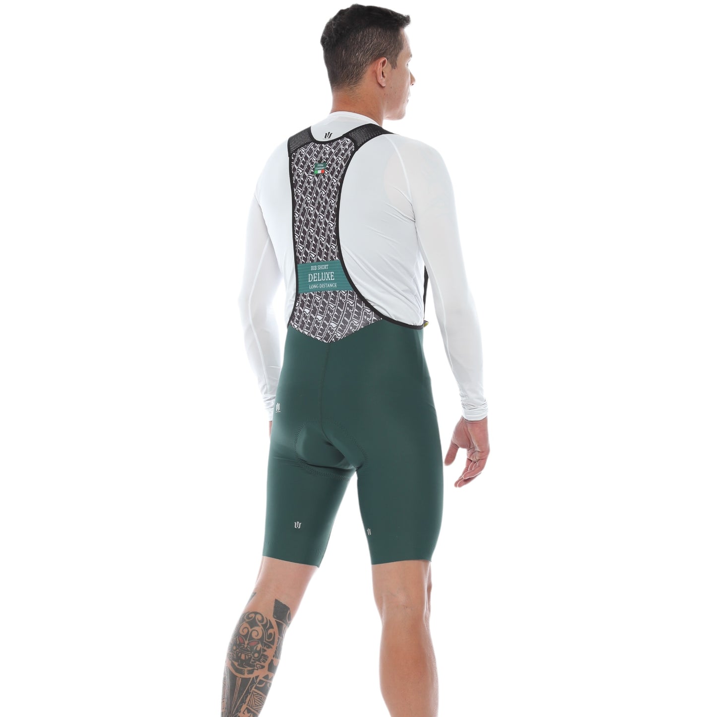 Pantaloneta De Ciclismo Sin Costuras Masculina Esmeralda