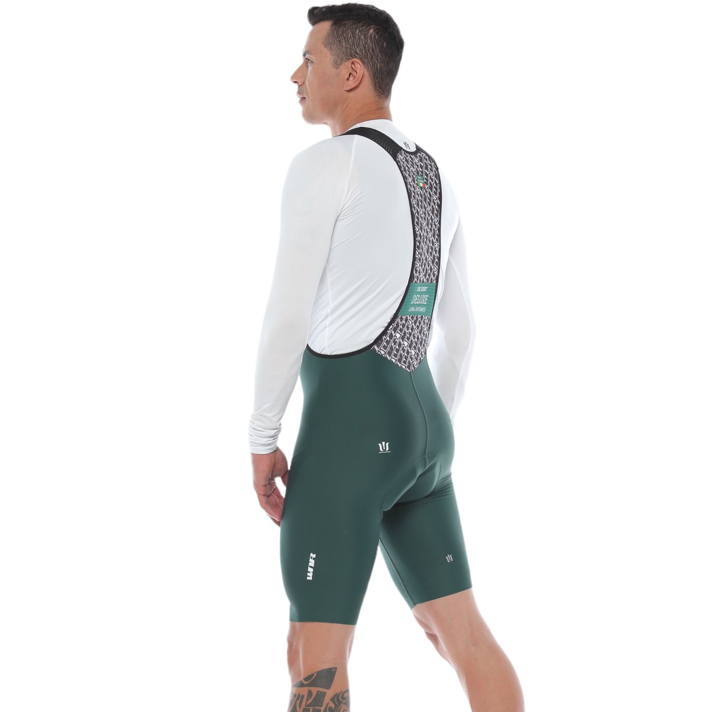 Pantaloneta De Ciclismo Sin Costuras Masculina Esmeralda