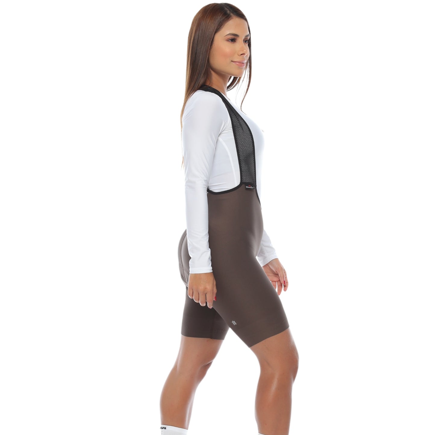 Pantaloneta De Ciclismo Sin Costuras Femenina Chocolate