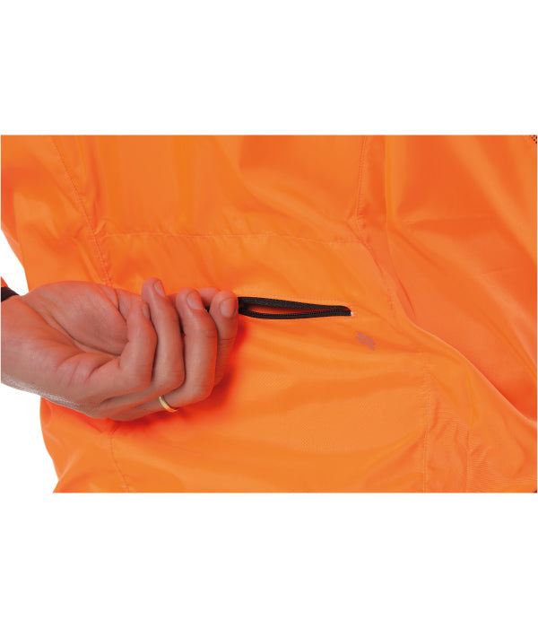 Chaqueta Cortavientos Naranja (Maculina)